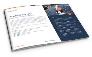To-Increase NAV Anywhere Services - Mobility Solutions NAV - Factsheet