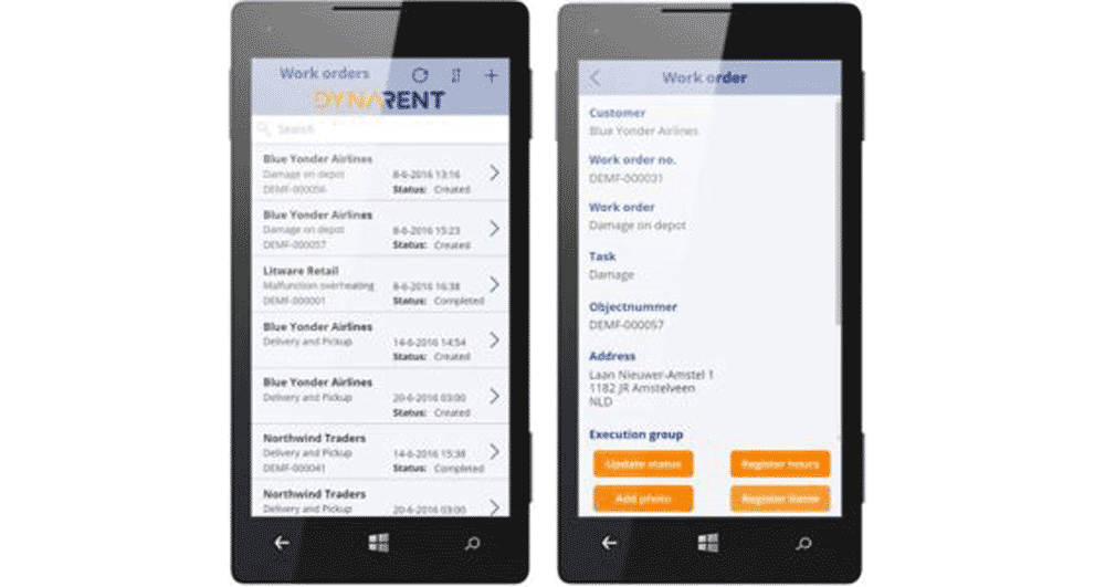 DynaRent PowerApps for Microsoft Dynamics 365 Finance and Operations!