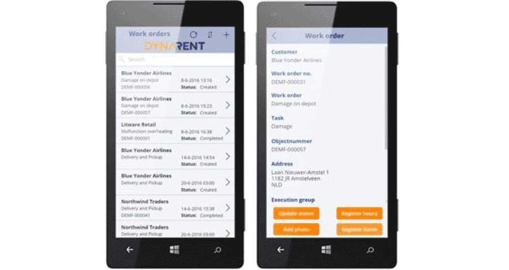DynaRent PowerApps DynaRent PowerApps for Microsoft Dynamics 365 Finance and Operations!