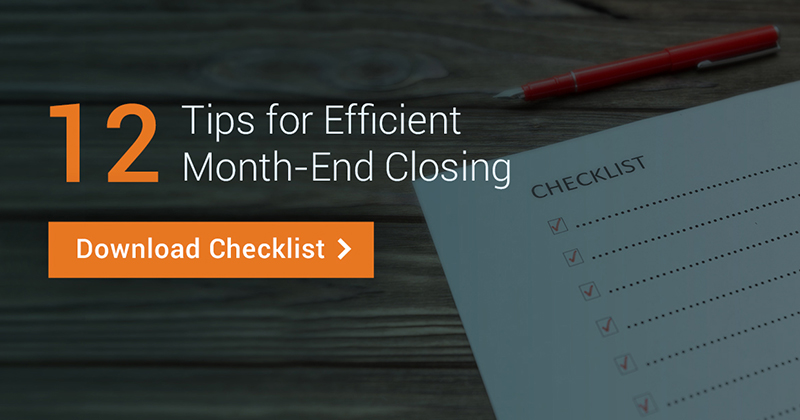 Month-End Closing Checklist